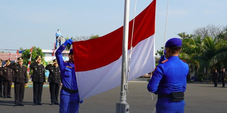 Upacara Peringatan HUT RI ke-80 di Pusdik Polair: Meneguhkan Semangat Menuju Indonesia Emas 2045