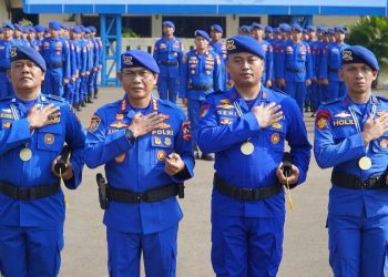 Pusdik Polair Gelar Upacara Penutupan Dikbangspes Bintara SAR Polair, Tamtama Juru Mudi Kapal, dan Tamtama Harwat Kapal Gelombang Gel V T.A. 2025