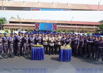 UPACARA HUT KE-75 POLAIRUD DI PUSDIK POLAIR LEMDIKLAT POLRI