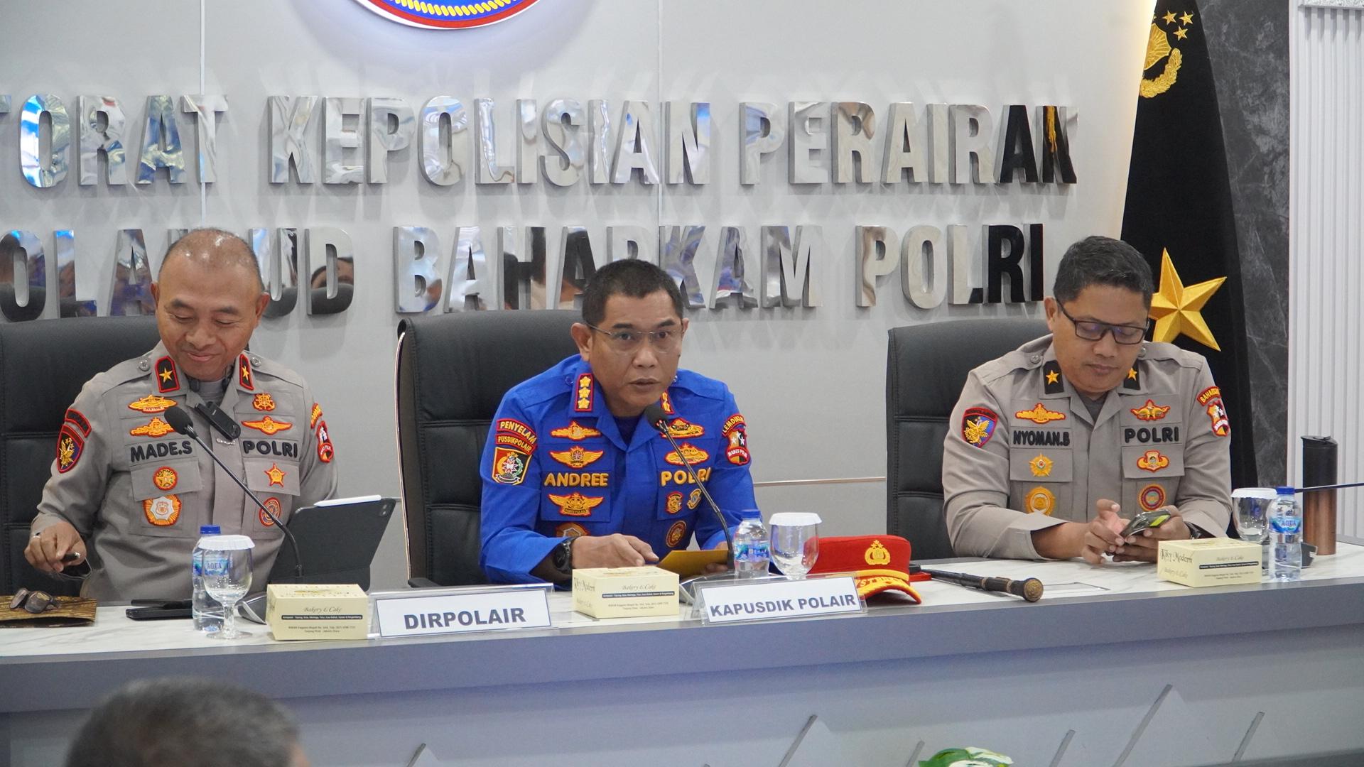 KUNJUNGAN SISWA DIKBANGSPES PERWIRA MENENGAH POLRI KE MAKO DITPOLAIR KORPOLAIRUD BAHARKAM POLRI